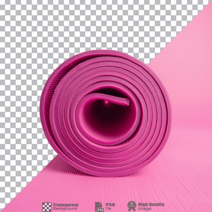 PSD banda elástica rosa aislada