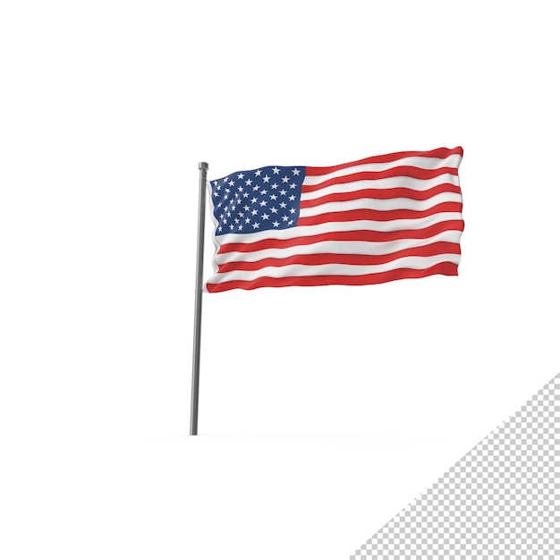 PSD bandeira americana png