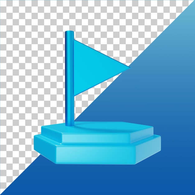 Bandeira com ícones de pódio para aplicativos móveis da web ux ui