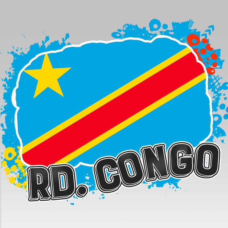 PSD bandeira da república democrática do congo