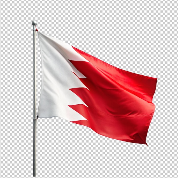 PSD bandeira do bahrein em fundo transparente