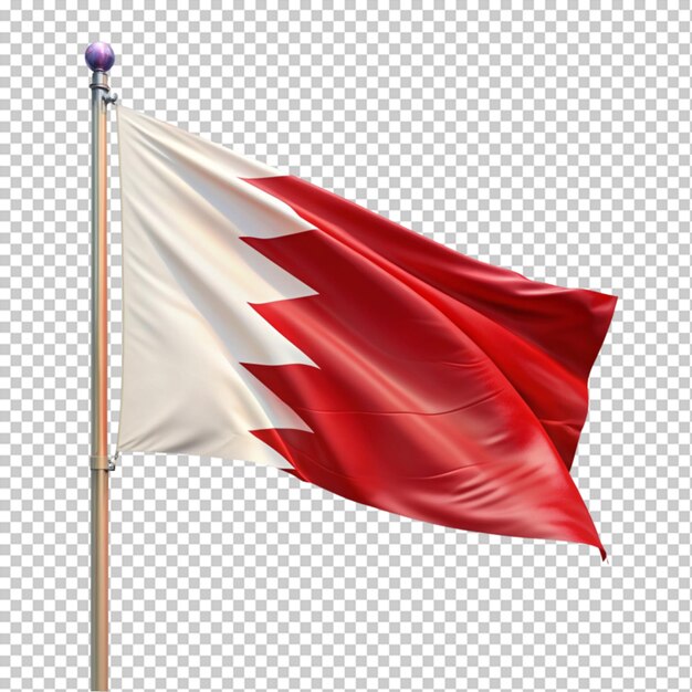 PSD bandeira do bahrein em fundo transparente