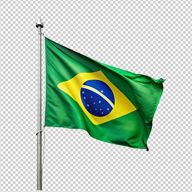 Bandeira do brasil em fundo transparente