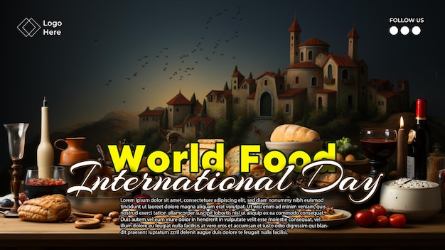 Bandeira do Dia Internacional da Alimentação Mundial