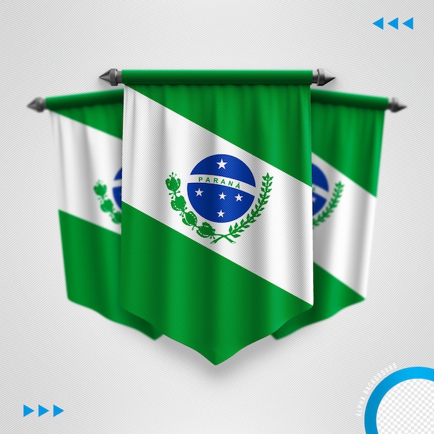 PSD bandeira do estado do paraná