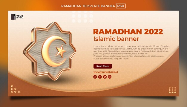 Bandeira islâmica para o ramadã