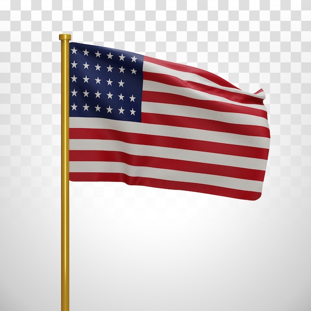 Bandeira nacional dos Estados Unidos da América