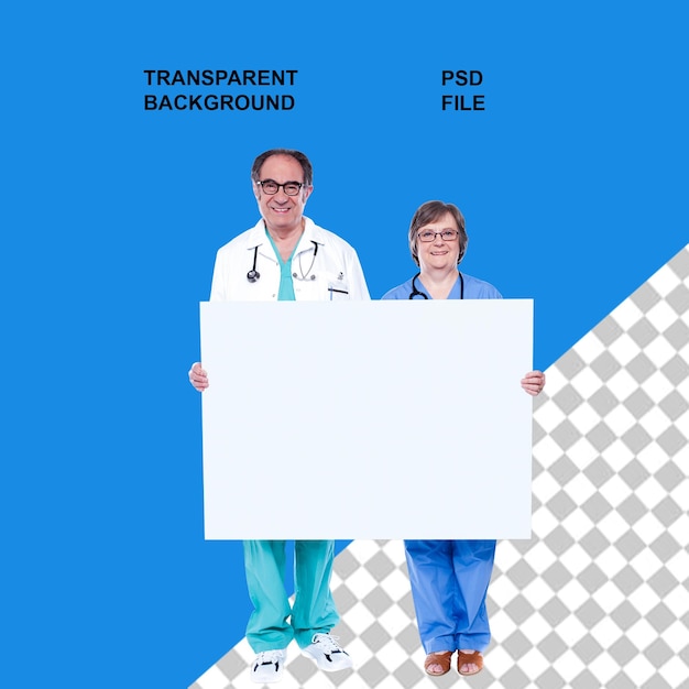 Bandeira publicitária com fundo transparente isolado