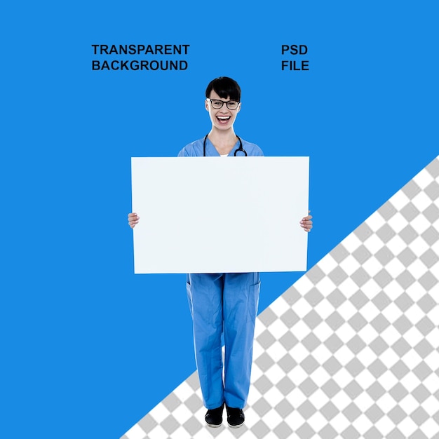 Bandeira publicitária com fundo transparente isolado