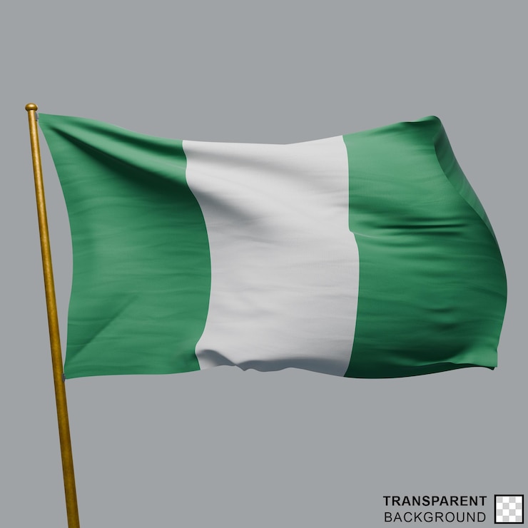 PSD bandeira totalmente transparente a agitar