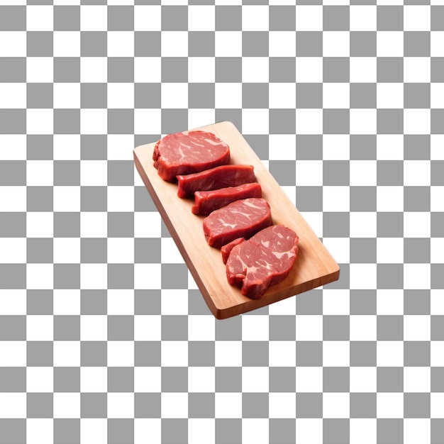 una bandeja de carnes y algunos otros alimentos en un fondo a cuadros