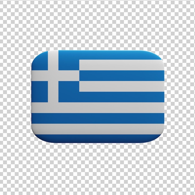 PSD bandera 3d completamente aislada