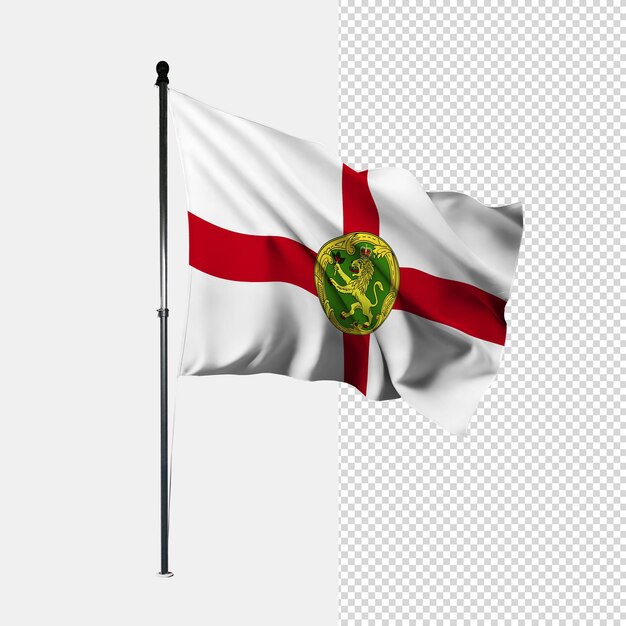 PSD la bandera de alderney.