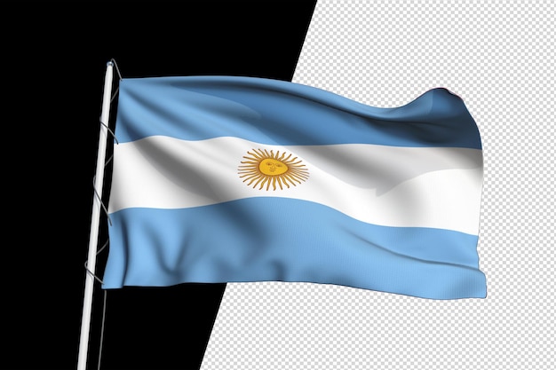 Bandera de Argentina Png transparente aislado