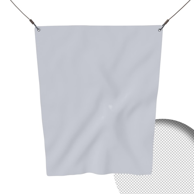 Bandera de banner en blanco