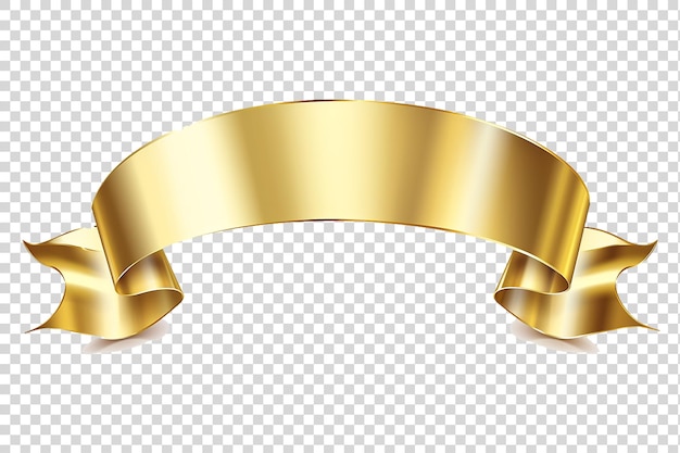 Bandera de la cinta de oro