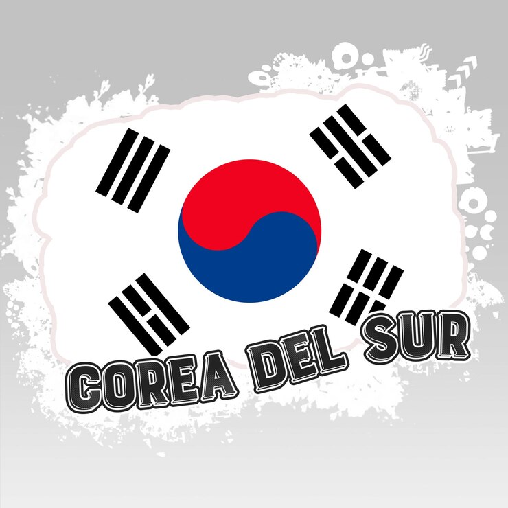 PSD bandera de corea del sur
