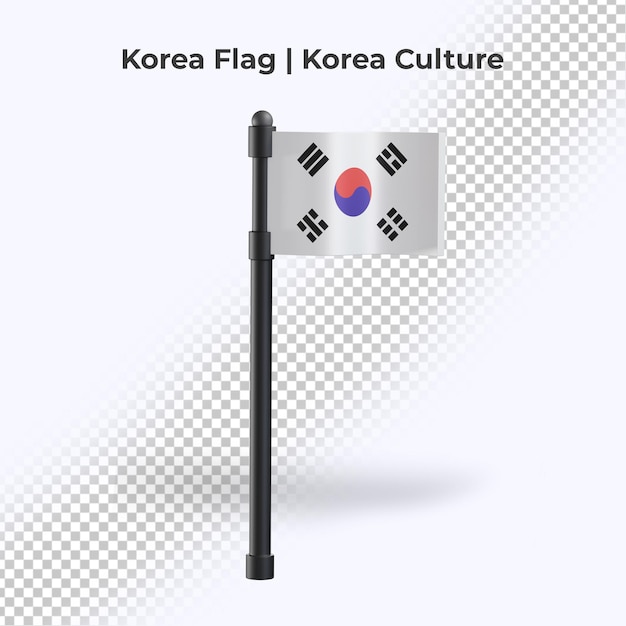 Bandera de Corea del Sur