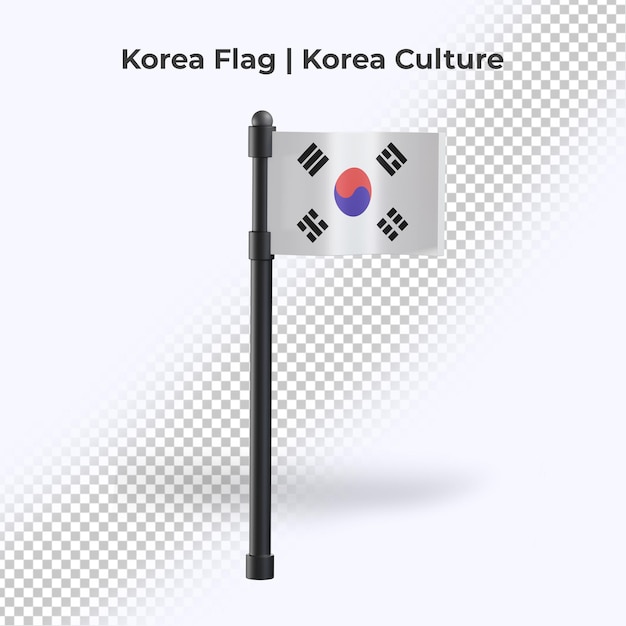 PSD bandera de corea del sur