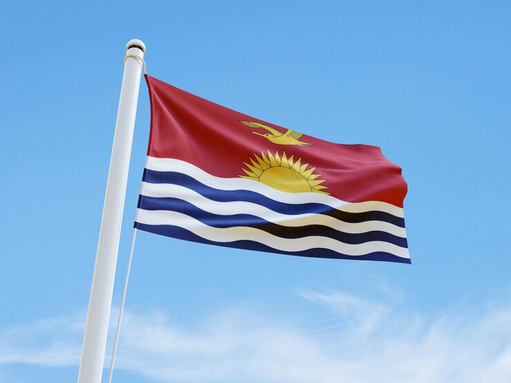 PSD bandera de kiribati