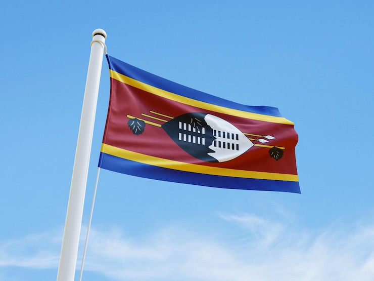 PSD bandera de suazilandia