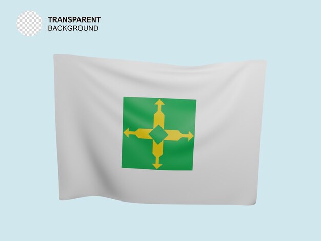PSD bandera del distrito federal de brasil bandeira