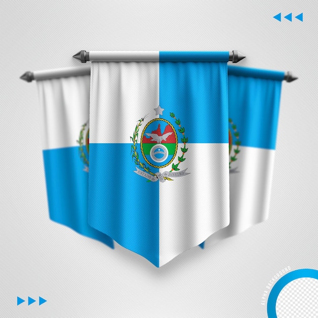 Bandera del estado brasileño de Río de Janeiro