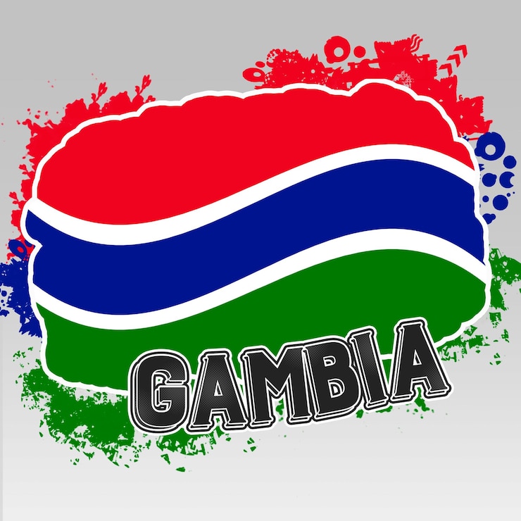 PSD bandera de gambia