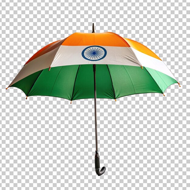 PSD la bandera de la india es un paraguas de fondo transparente.