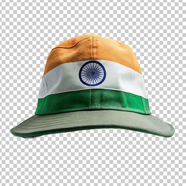 PSD la bandera de la india es un sombrero de fondo transparente.