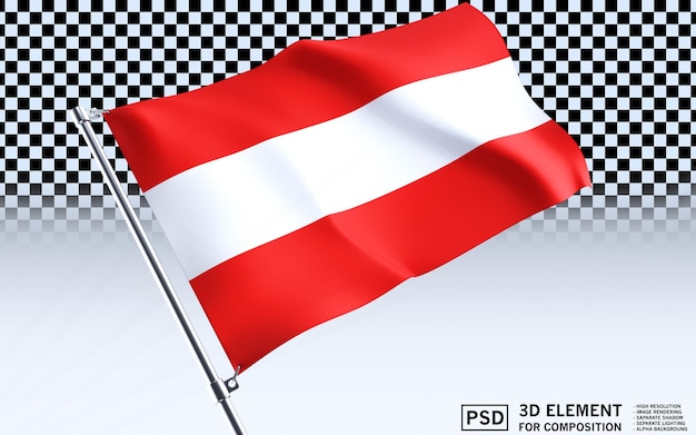 Bandera nacional de Austria