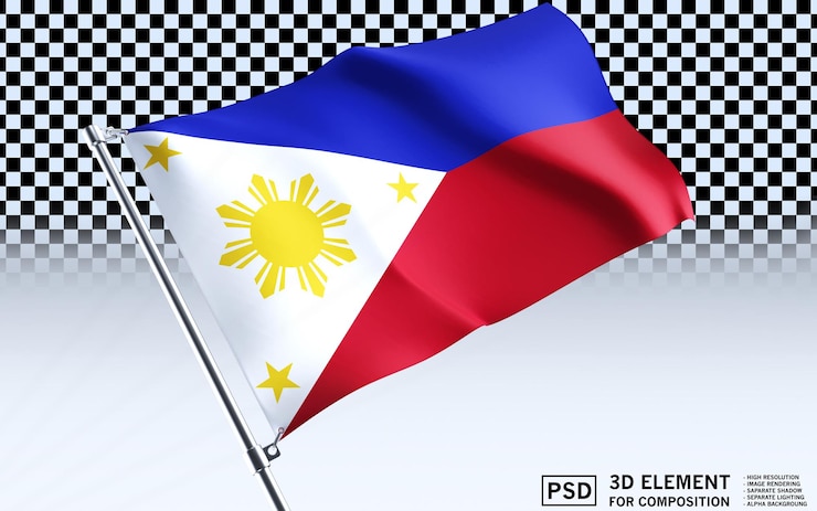 PSD bandera nacional de las filipinas