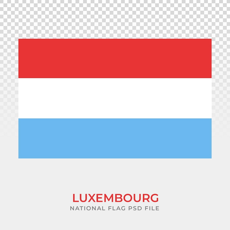 PSD bandera nacional de luxemburgo