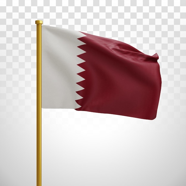 bandera nacional de Qatar