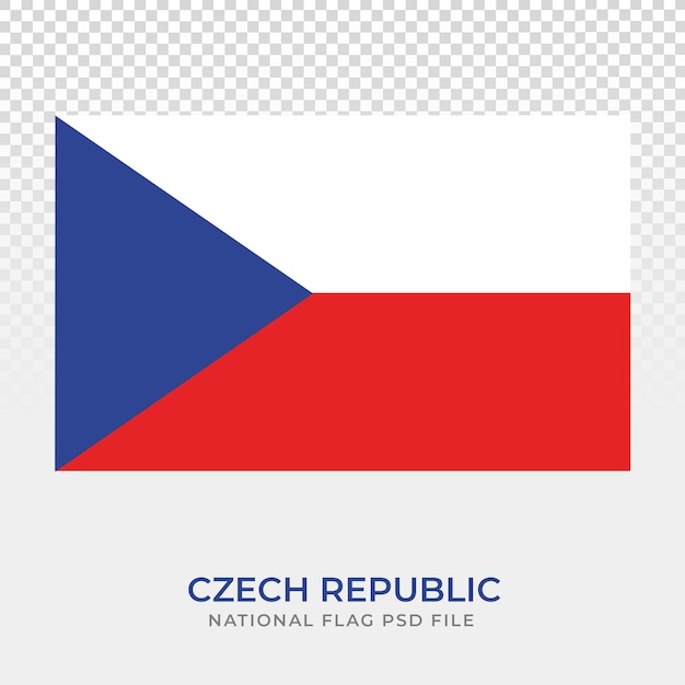 bandera nacional de la república checa