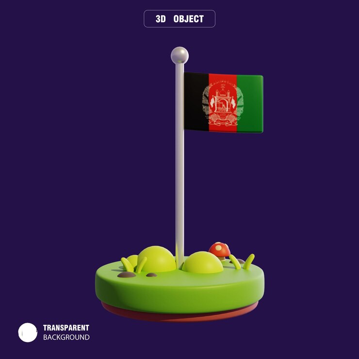 PSD bandera del objeto 3d