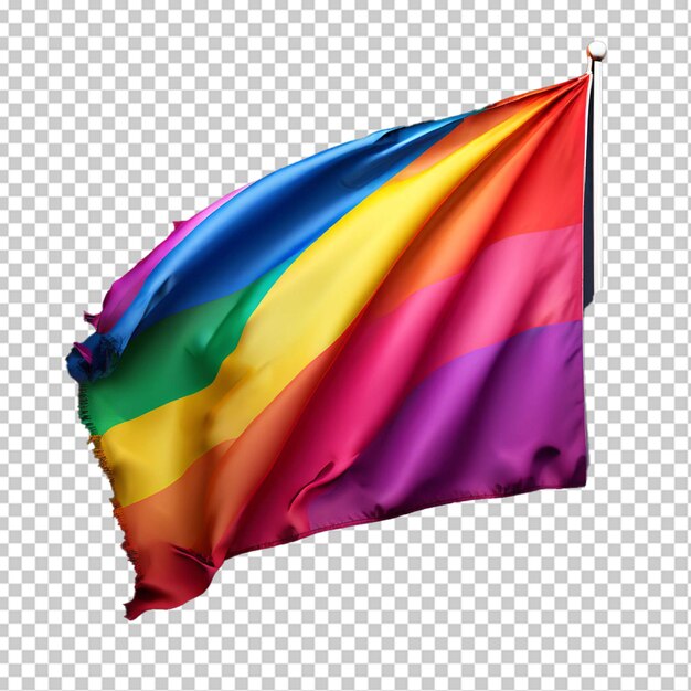 PSD la bandera del orgullo lesbiano realista de psd libre