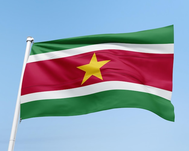 Bandera del país nombre de surinam