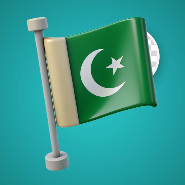 La bandera de pakistán