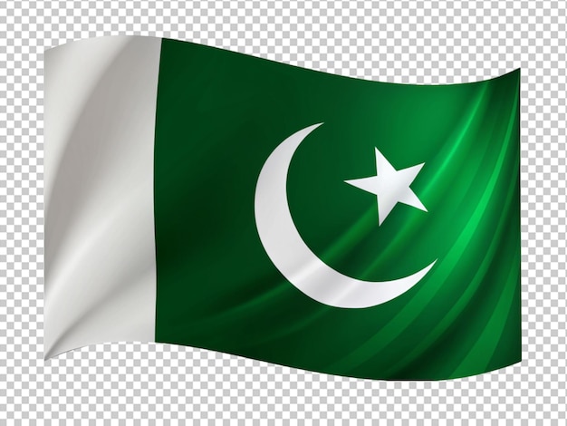 La bandera de Pakistán