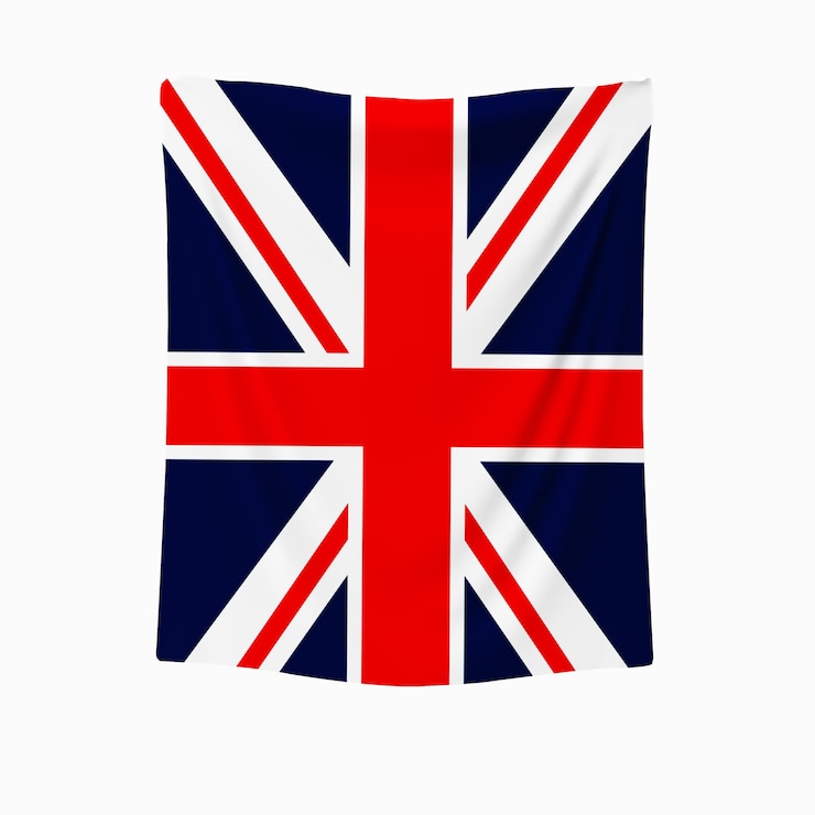 PSD bandera del reino unido