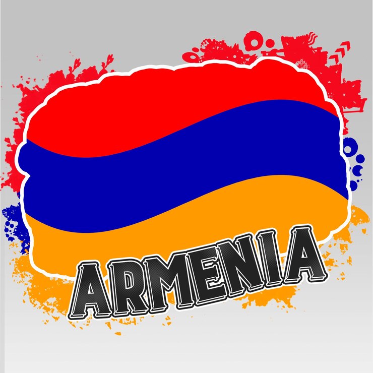 PSD bandera de la república de armenia