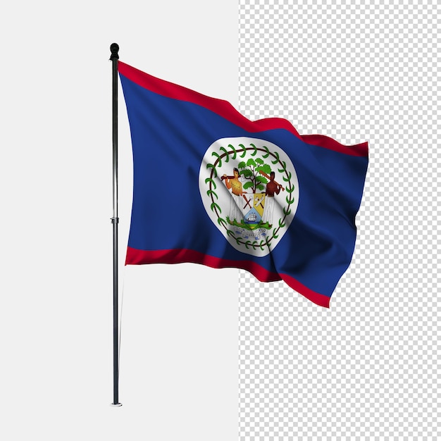 Bandera de la República de Belice