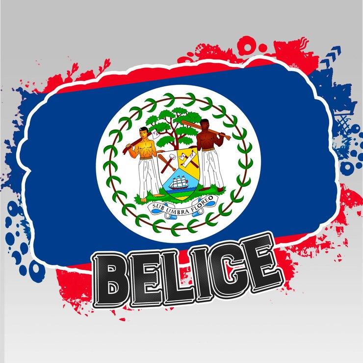 PSD bandera de la república de belice
