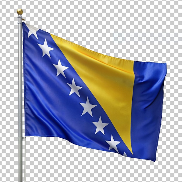 PSD bandera de la república de bosnia y herzegovina