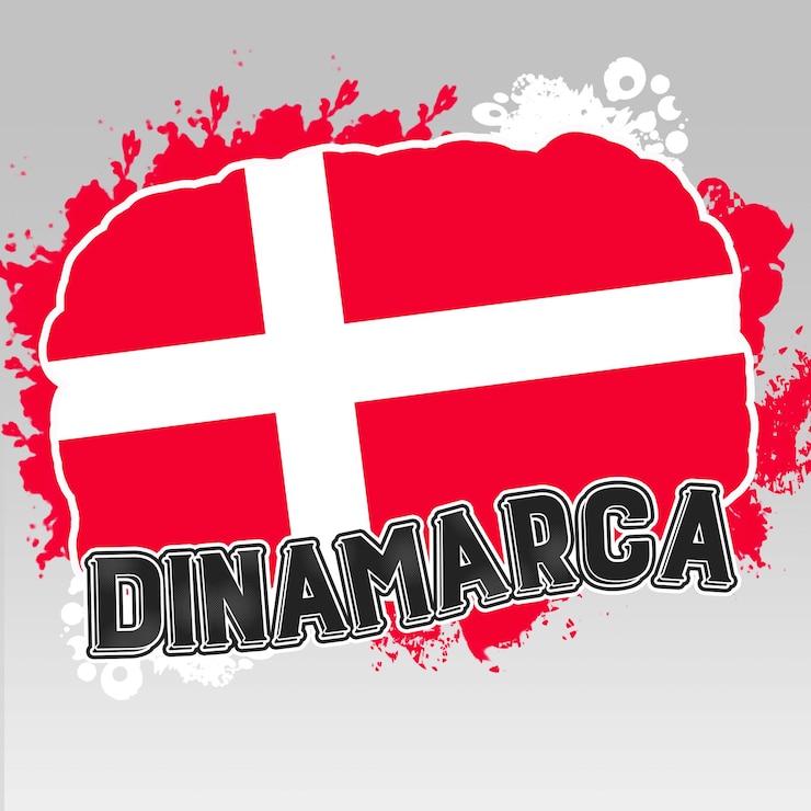 PSD bandera de la república de dinamarca