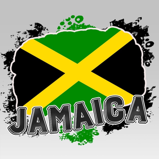 Bandera de la República de Jamaica