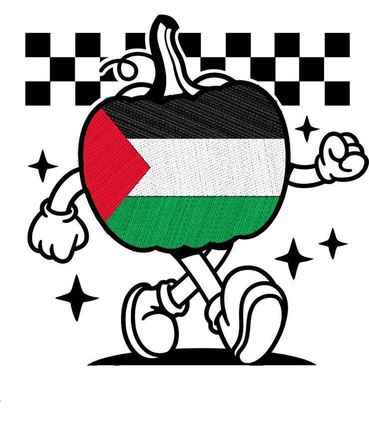 PSD la bandera retro de la calabaza del país