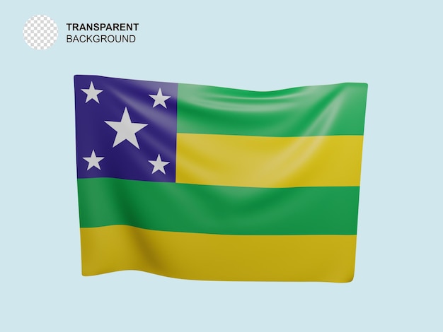 PSD bandera de sergipe brasil bandeira (en inglés)