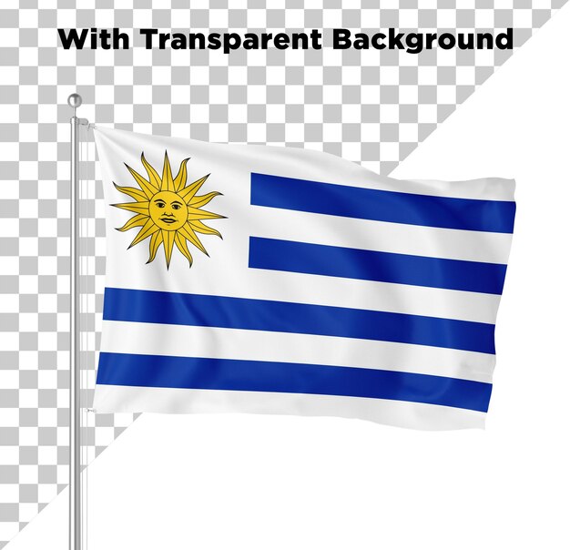 Bandera de Uruguay País PNG El PSG está aislado en un fondo transparente